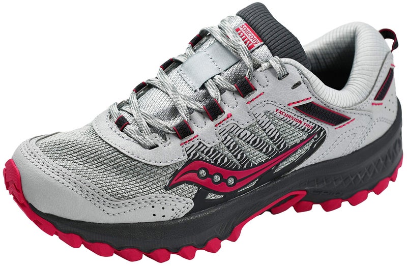 Saucony Versafoam Excursion TR13 Womens, Grey/Magenta, 7.5 - Image 1